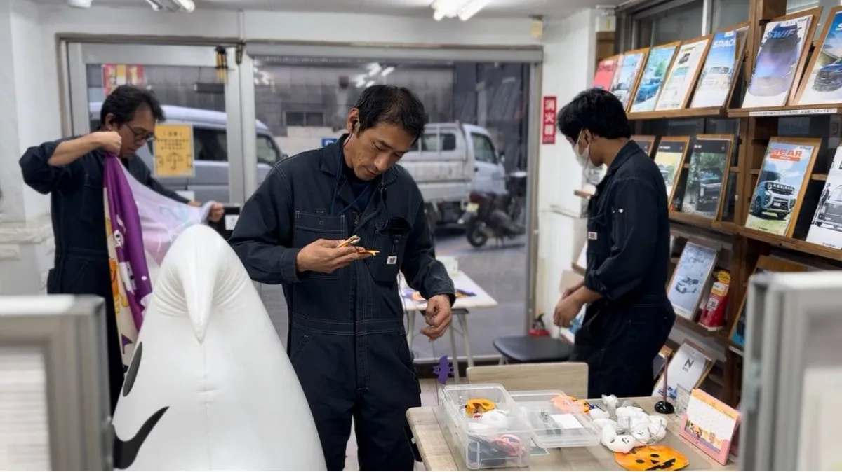 10月はハロウィンをテーマに飾り付けしました🎃！